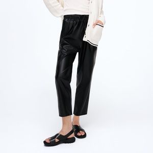 Zara Faux Leather The Weekend Pant